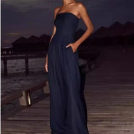 WW | Trägerloser Jumpsuit