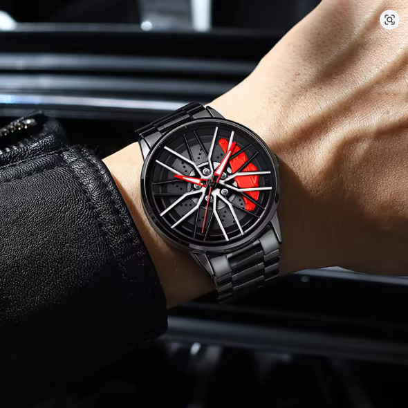 WW | Herren Motorsport Felgenuhr