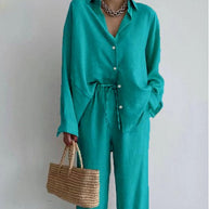 WW | Damen Leinen-Set