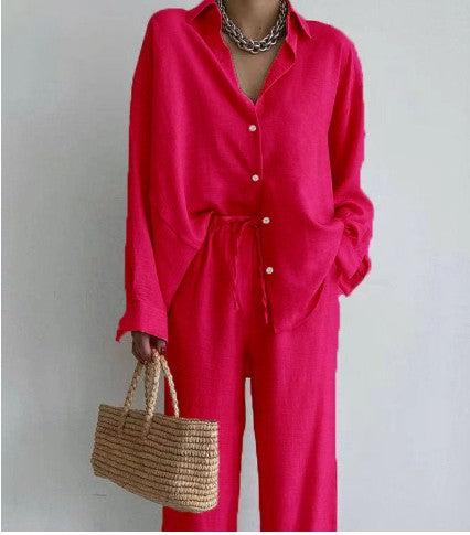 WW | Damen Leinen-Set