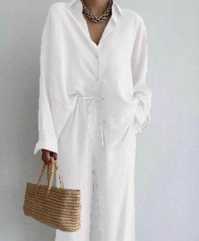 W&W Mode | Damen Leinen-Set