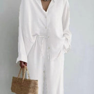 WW | Damen Leinen-Set