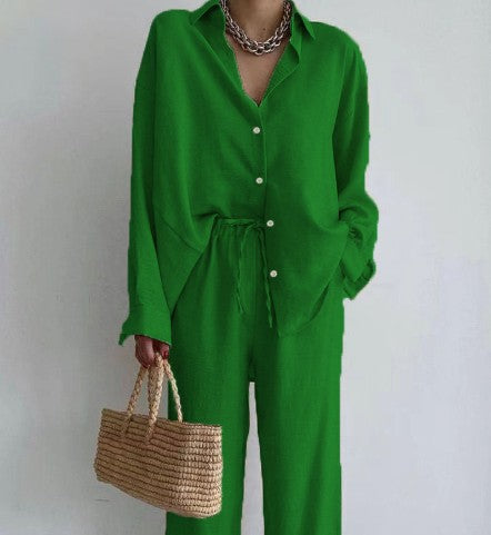 WW | Damen Leinen-Set