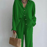 WW | Damen Leinen-Set