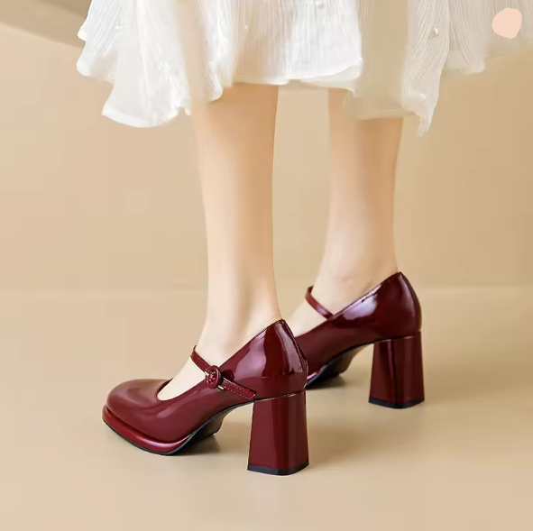 W&W Mode | Stilvolle Wasserdichte Mary Jane Pumps