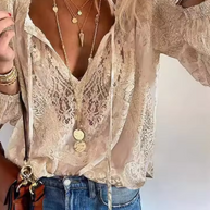 WW | Gehäkelte Boho-Bluse für Frauen