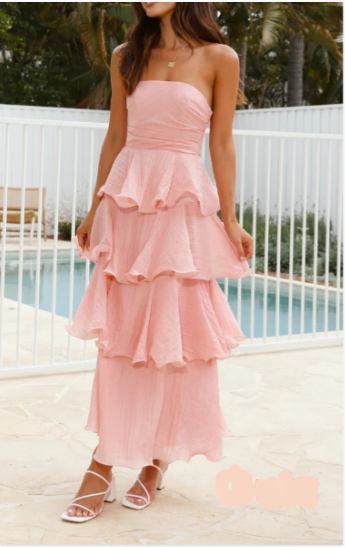 WW | Glamour Goddess Halsband Maxi Kleid