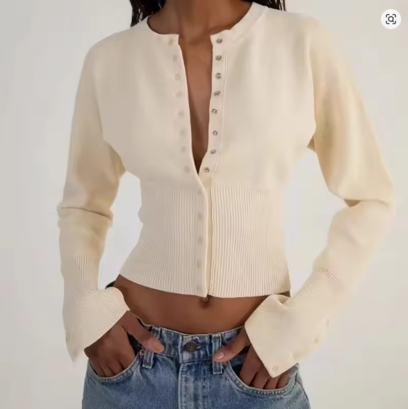 WW | Hals Langarm Cardigan