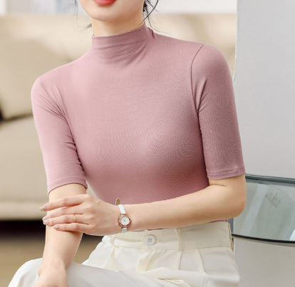 WW | Ultra-Dünner Nahtloser Rollkragenpullover