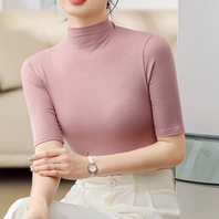 WW | Ultra-Dünner Nahtloser Rollkragenpullover