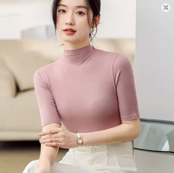 WW | Ultra-Dünner Nahtloser Rollkragenpullover