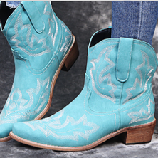 WW | Damen Western Cowboystiefel Braun