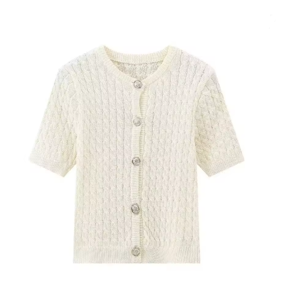 Damen Kurzarmstrickjacke W&W Mode