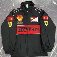 WW | Weinlese Moto Jacke Mit Kontrastfarbdruck