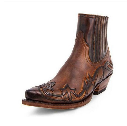 W&W Mode | Western-Cowboystiefel aus Leder