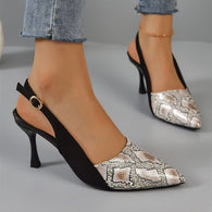 WW | Damen Kitten Heels Schwarz