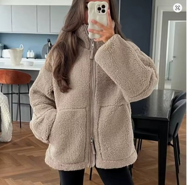 W&W Mode - Lammwolljacke für Damen