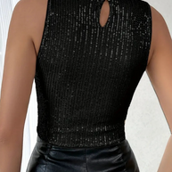 WW | Funkelnde Pailletten Top Für Einen Glamourösen Look
