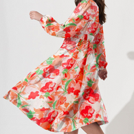 WW | Elegantes Blumen-Maxi für Damen