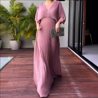 Maxi-Kleid mit Falten