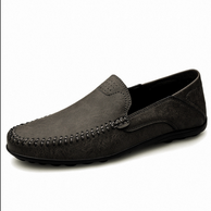 WW | Bequeme Ledermokassins Für Herren Aus Reinem Echtleder in Reiner Farbe