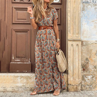 WW | Boho Maxikleid Mit Neckholder