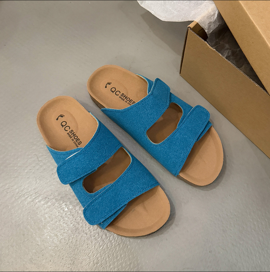 Damen orthopädische Sandalen mit Klettverschluss