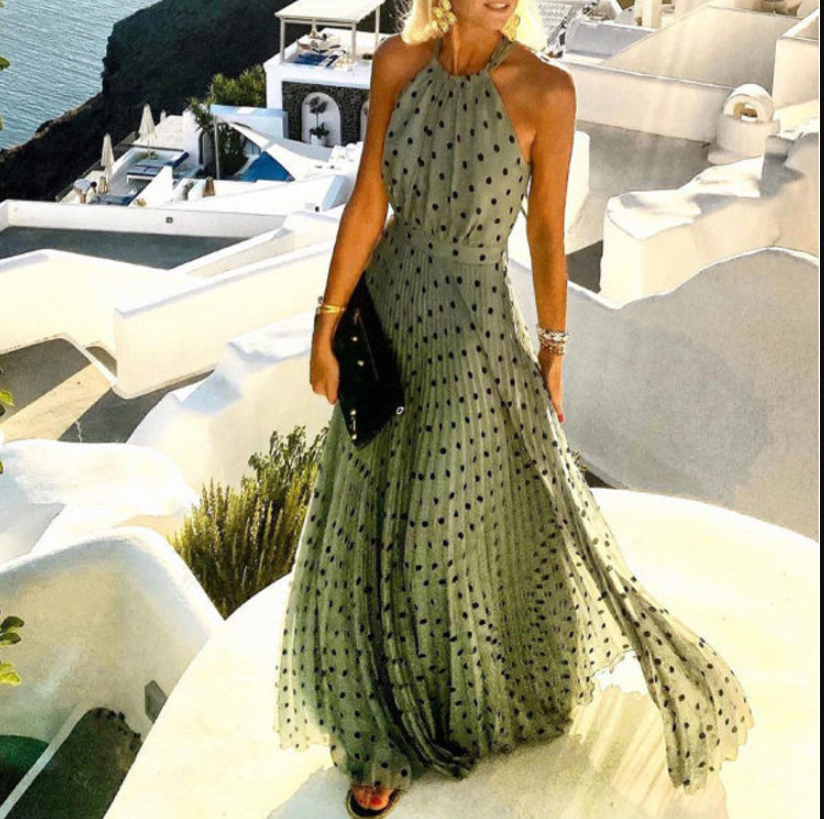 WW | Boho Maxikleid Mit Neckholder