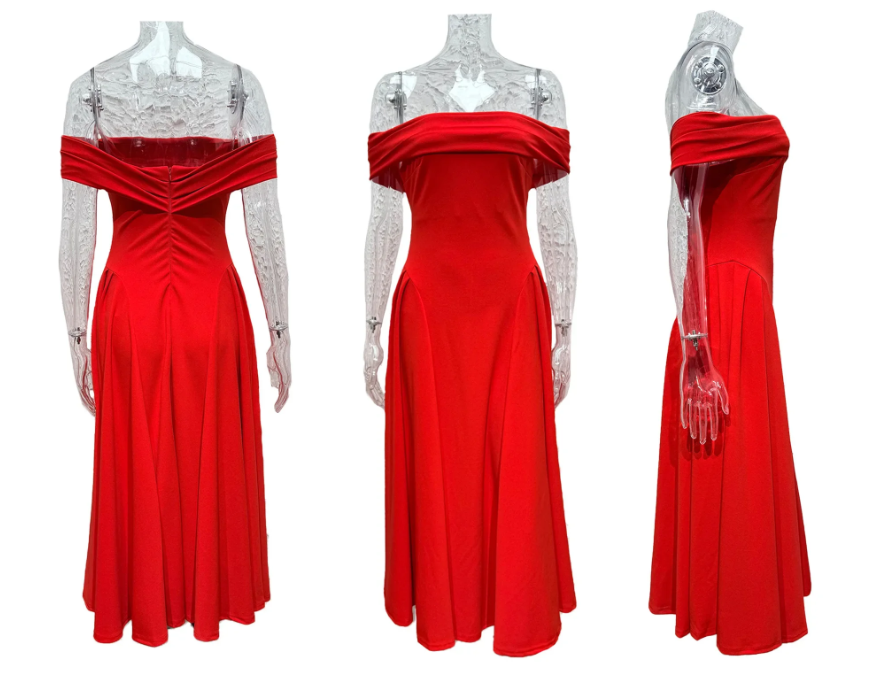 WW | Midi-Kleid Elegant Blau