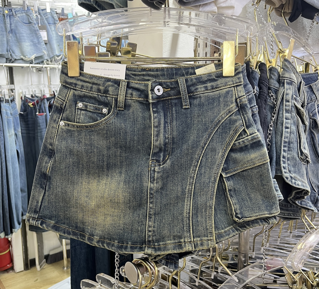 WW | Denim Skort Denim Minirock