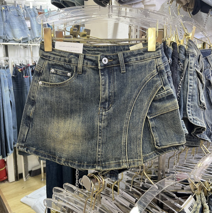 WW | Denim Skort Denim Minirock