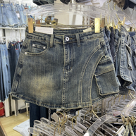 WW | Denim Skort Denim Minirock