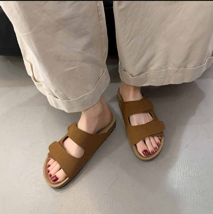 Damen orthopädische Sandalen mit Klettverschluss
