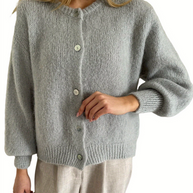 WW | Strick Frauen Strickjacke Mit Knöpfen