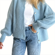 WW | Strick Frauen Strickjacke Mit Knöpfen
