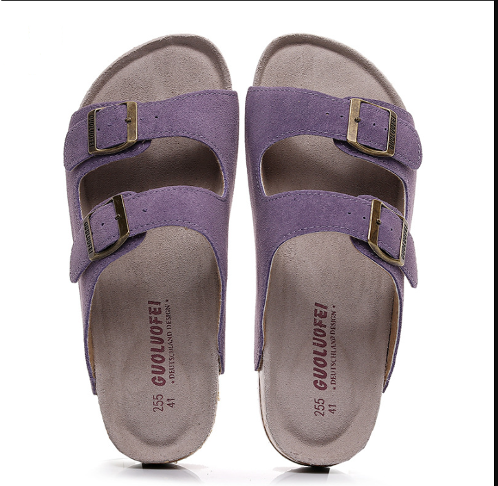 W&W Mode | Orthopädische Sandalen Mit Kork Fußbett Überlegene Unterstützung