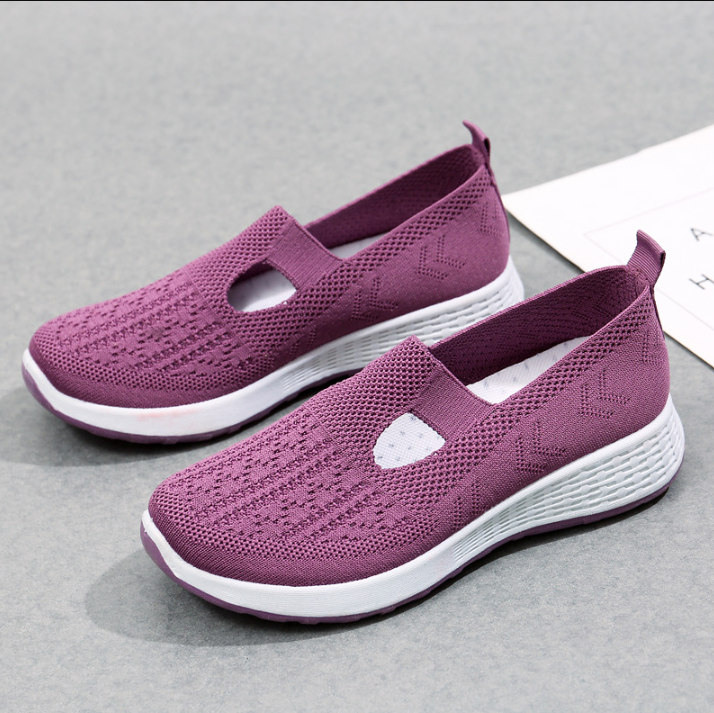 W&W Mode - Damen lässige Slip-on Turnschuhe