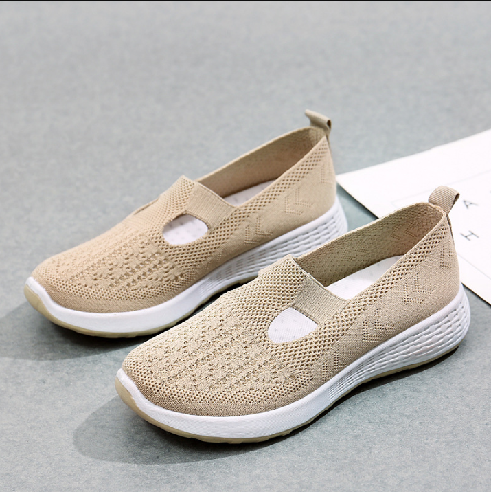 W&W Mode - Damen lässige Slip-on Turnschuhe