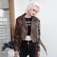WW | Kurze Lederjacke Damen