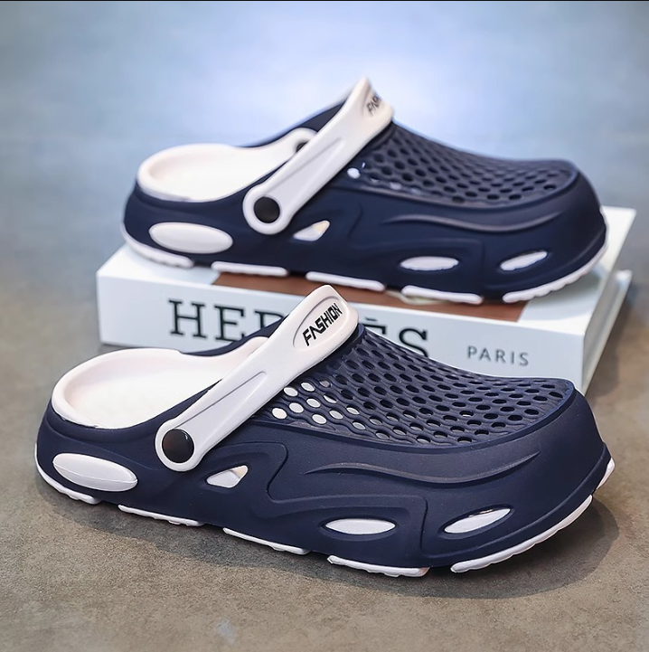 Herren Atmungsaktive Clogs mit verstellbarem Riemen WW