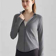 WW | Schwarze Damen Yoga Jacke | Slim Fit und Bequem
