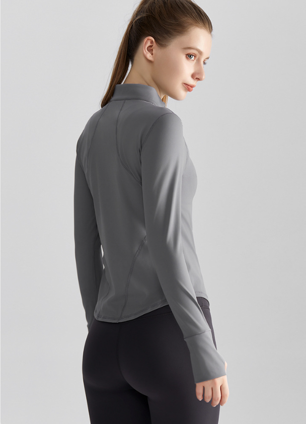 WW | Schwarze Damen Yoga Jacke | Slim Fit und Bequem