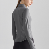 WW | Schwarze Damen Yoga Jacke | Slim Fit und Bequem