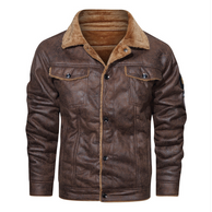 WW | Leder Pilotenjacke mit Weicher Fütterung Marinus