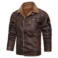 WW | Leder Pilotenjacke mit Weicher Fütterung Marinus