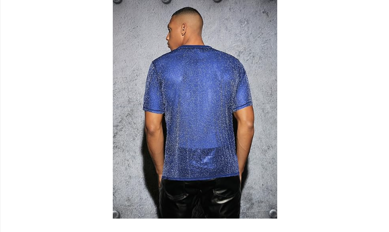 WW | Sexy Semi Runde Hals T-shirt Für Männer