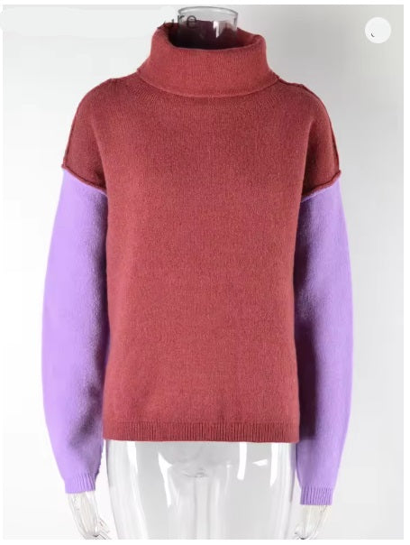 W&W – Farbblockpullover im Wintertrend