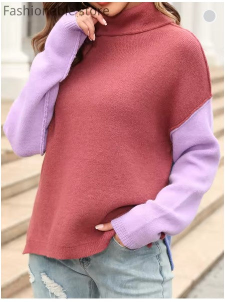 W&W – Farbblockpullover im Wintertrend