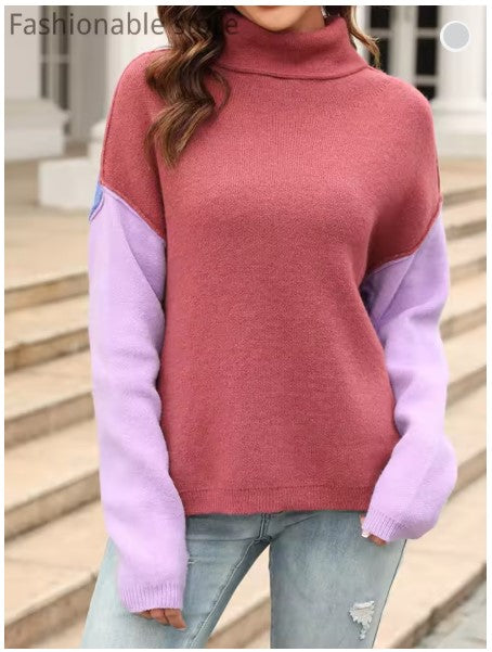 W&W – Farbblockpullover im Wintertrend