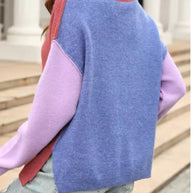 W&W – Farbblockpullover im Wintertrend